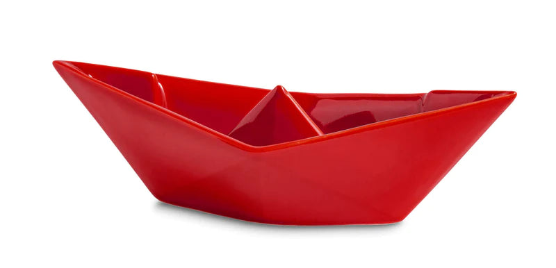 Barchetta Origami - Crescentini- Colore Giallo Formato Medio 21cm