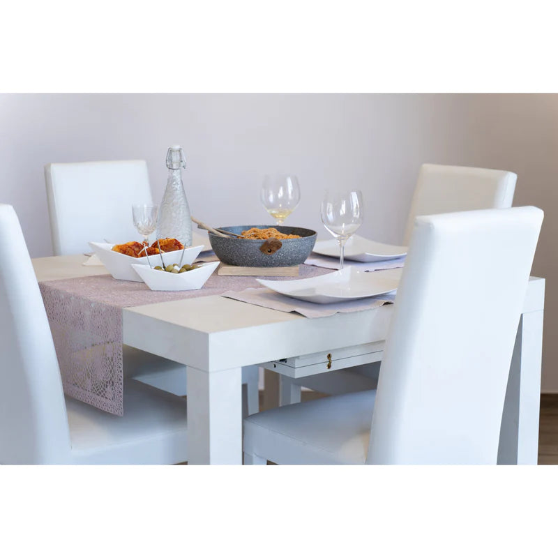 Barchetta Origami - Ceramica Crescentini - Formato Grande Bianco 42cm