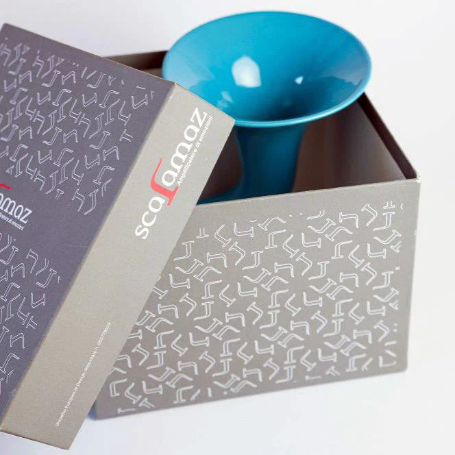 Scaramaz - Crescentini - Amplificatore di ceramica per Smartphone - Colore Celeste Tiffany