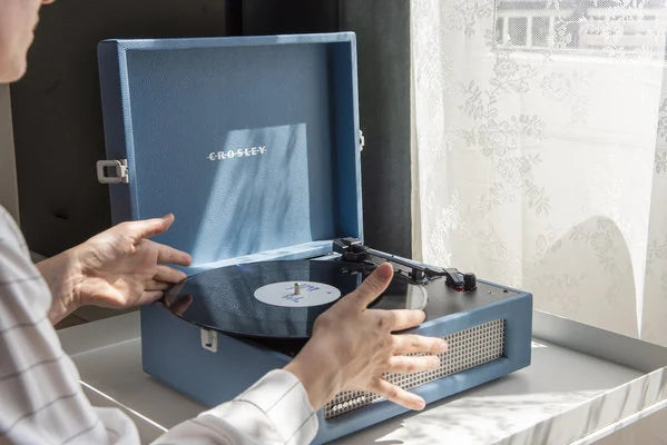Crosley Giradischi Voyager - Azzurro