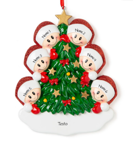 Albero di Natale con stella per 6