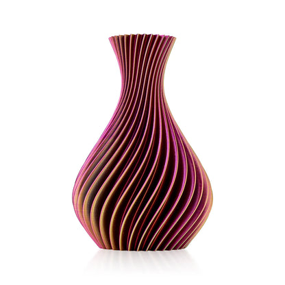 Vaso Celeste e Viola a spirale Madrhelen Paris