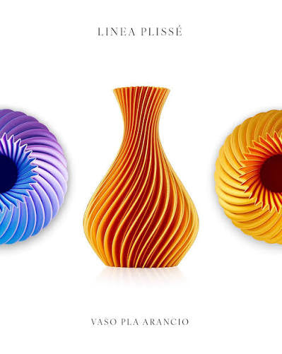 Vaso Celeste e Viola a spirale Madrhelen Paris