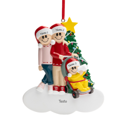 Natale con il passeggino per 3