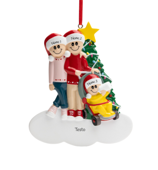 Natale con il passeggino per 3