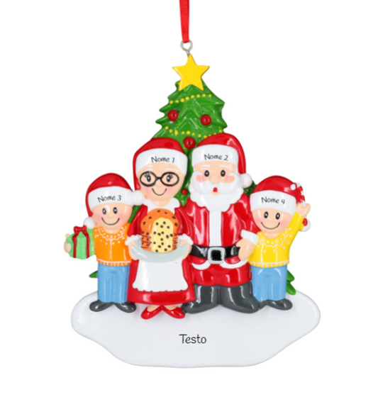 Nonni Natale con 2 nipoti